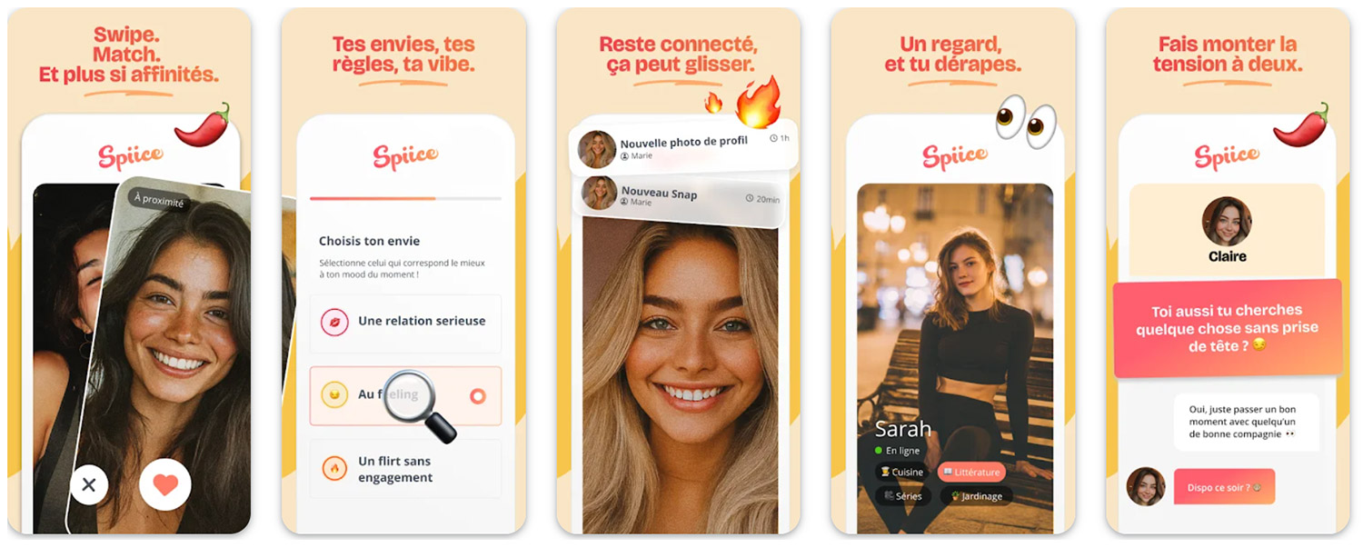 Application de rencontre Spiice